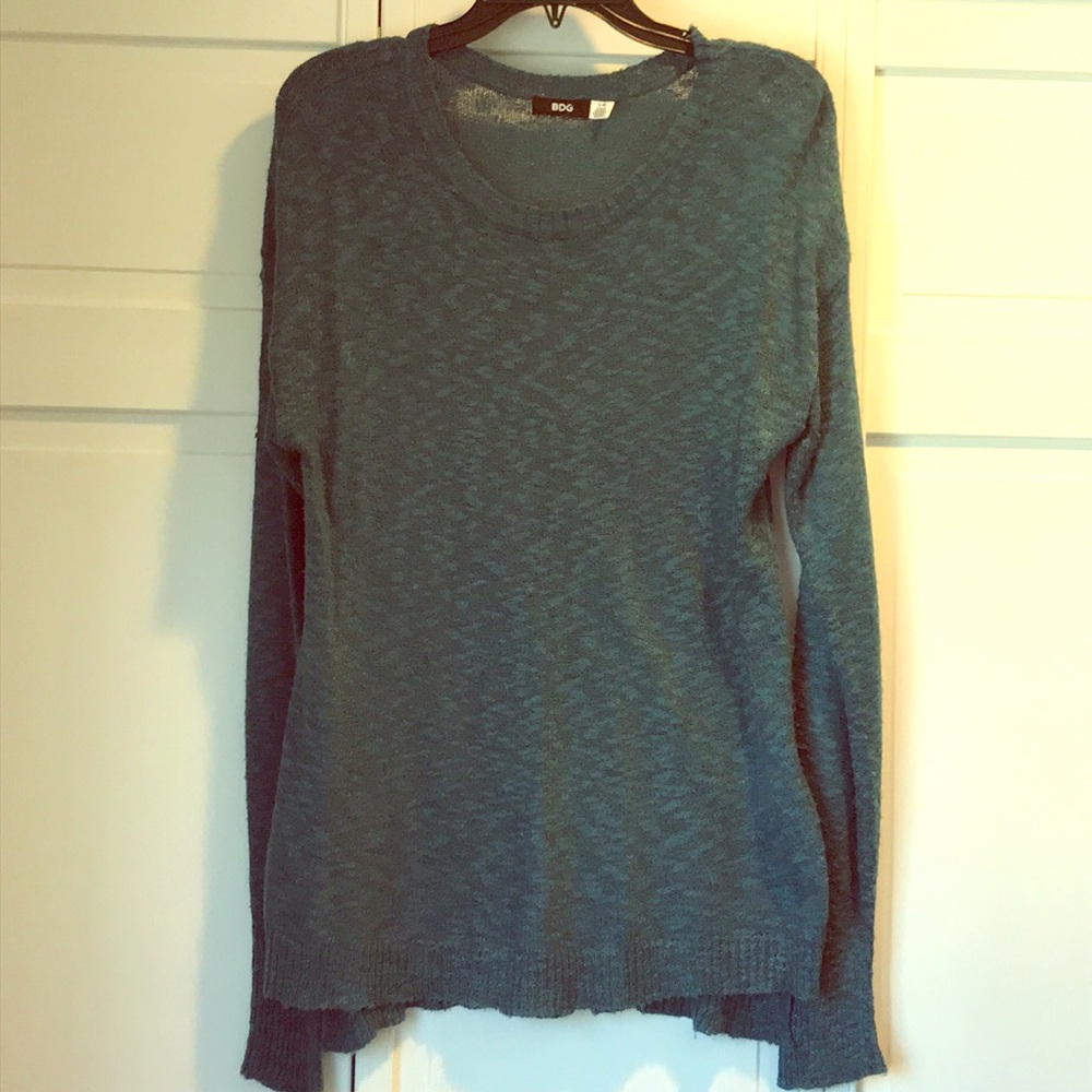 URBAN OUTFITTERS BGR Teal Sweater